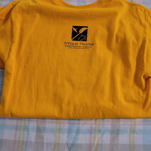 Keep Calm and Paddle On T-Shirt, Yellow - Picture 3 of 5